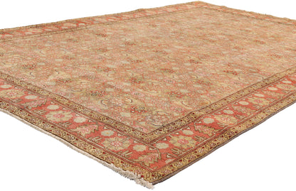 5 x 9 - Gray Antique Tabriz Rug - 61524