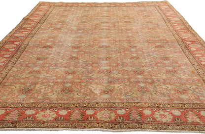 5 x 9 - Gray Antique Tabriz Rug - 61524