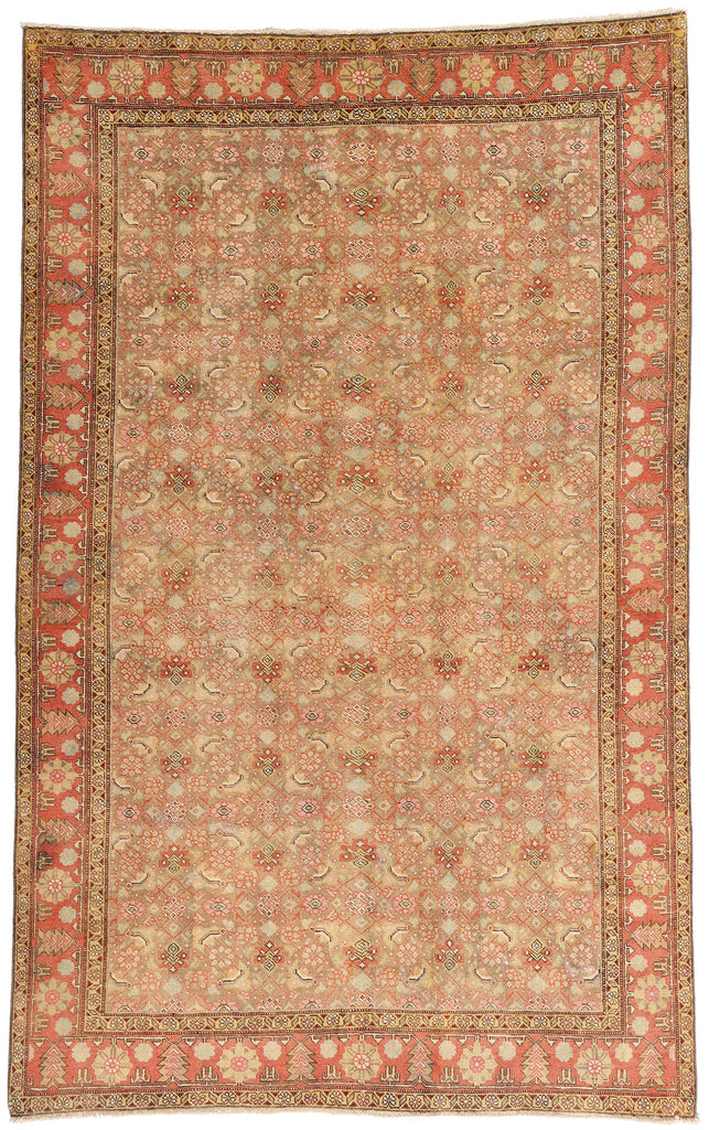 5 x 9 - Gray Antique Tabriz Rug - 61524