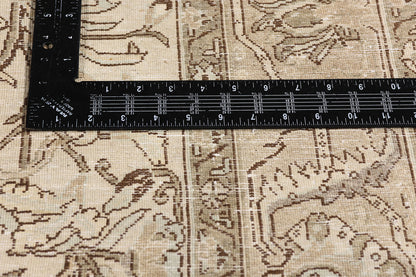 4 x 7 - Ivory Vintage Qum Rug - 61527