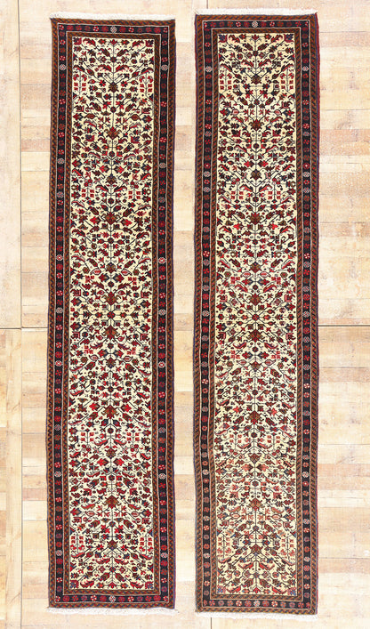 3 x 13 - Ivory Vintage Heriz Rug - 61540