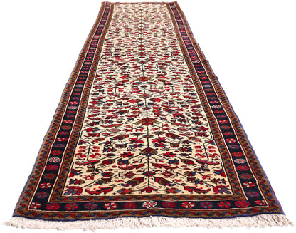 3 x 13 - Ivory Vintage Heriz Rug - 61532