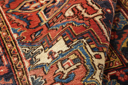 3 x 4 - Rust Vintage Heriz Rug - 61533