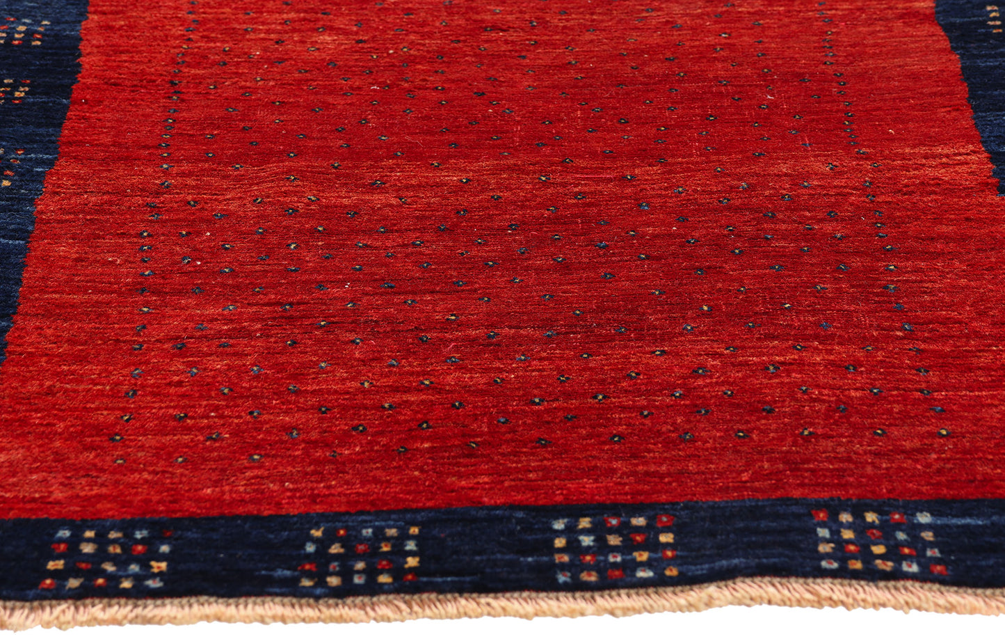 3 x 4 - Red Vintage Gabbeh Rug - 61536