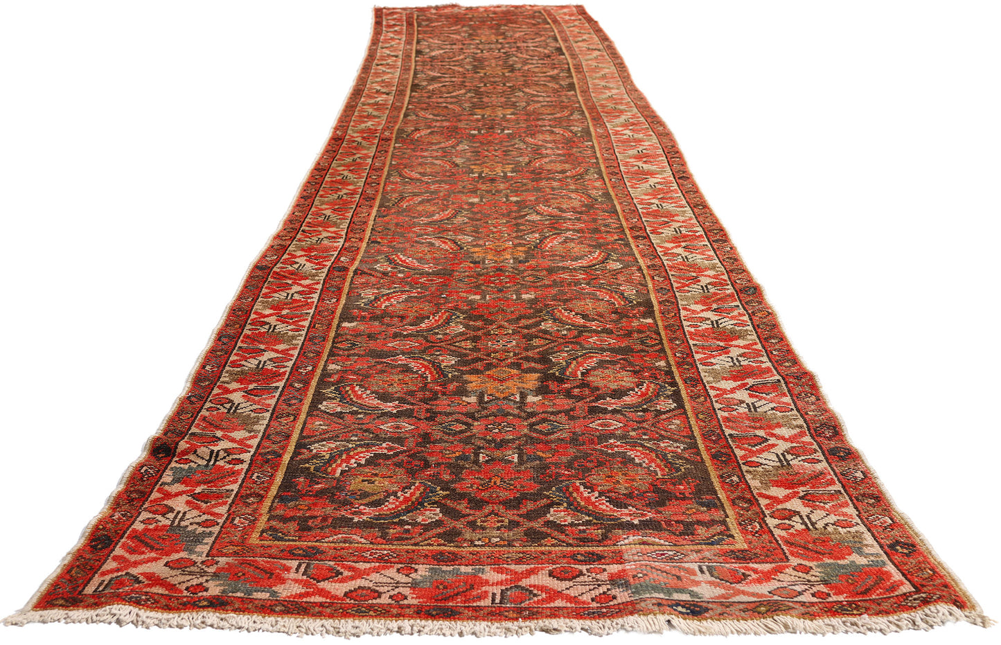 3 x 16 - Brown Antique Malayer Rug - 61537