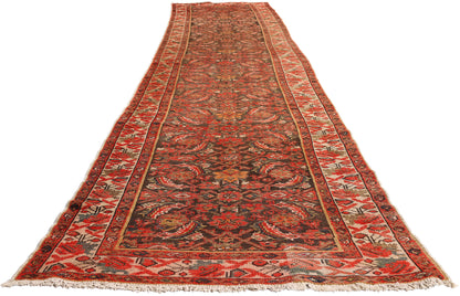 3 x 16 - Brown Antique Malayer Rug - 61537