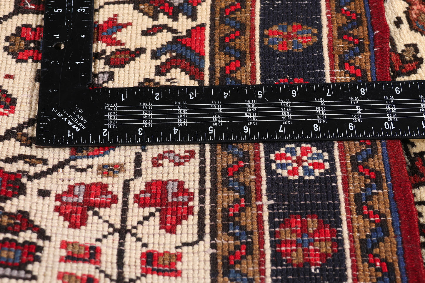 3 x 13 - Ivory Vintage Heriz Rug - 61540