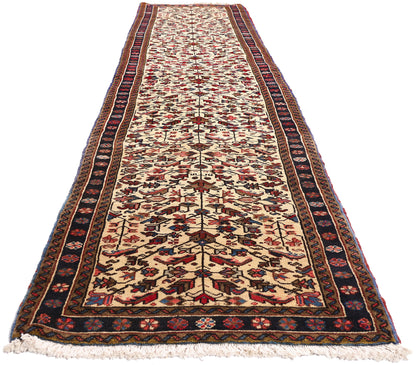 3 x 13 - Ivory Vintage Heriz Rug - 61540