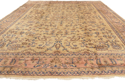 8 x 12 - Beige Vintage Turkish Sparta Rug - 70246