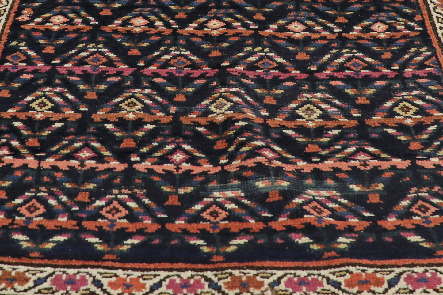 4 x 13 - Blue Antique Russian Rug - 70541