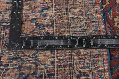 9 x 12 - Rust Antique Persian Mashhad Rug - 71212