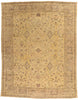 11 x 15 - Brown Antique Turkish Oushak Rug - 71497