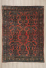 8 x 11 - Rust Antique Persian Kashan Rug - 71540