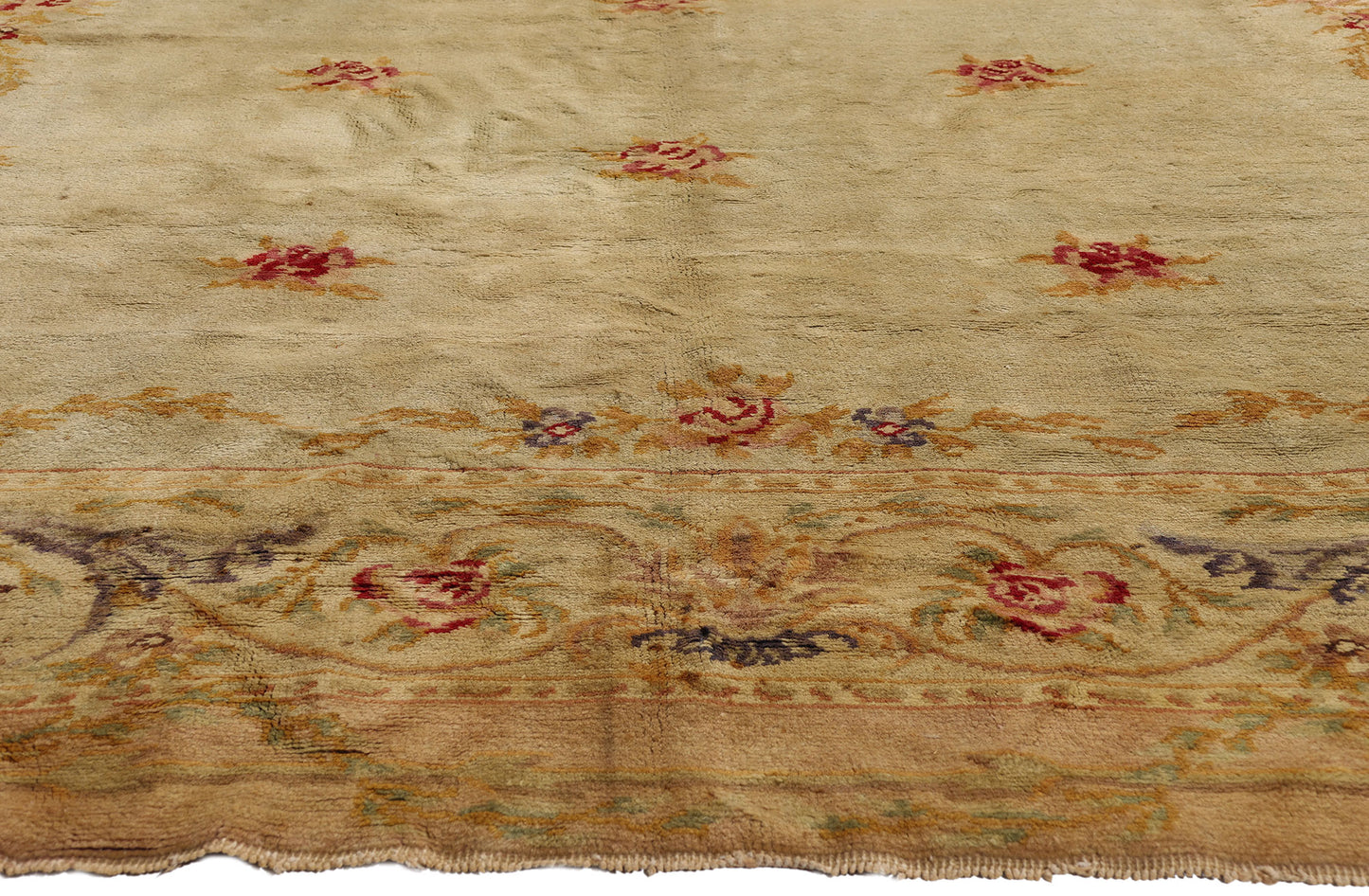 9 x 13 Antique French Savonnerie Rug 71778
