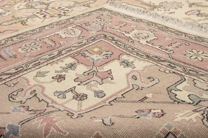 8 x 11 - Beige Vintage Turkish Sivas Rug - 71909