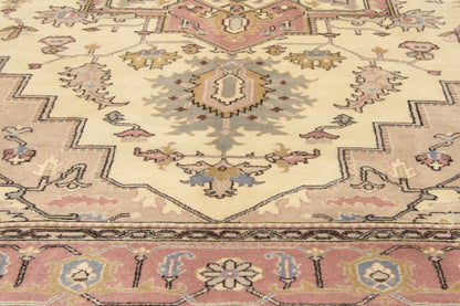 8 x 11 - Beige Vintage Turkish Sivas Rug - 71909