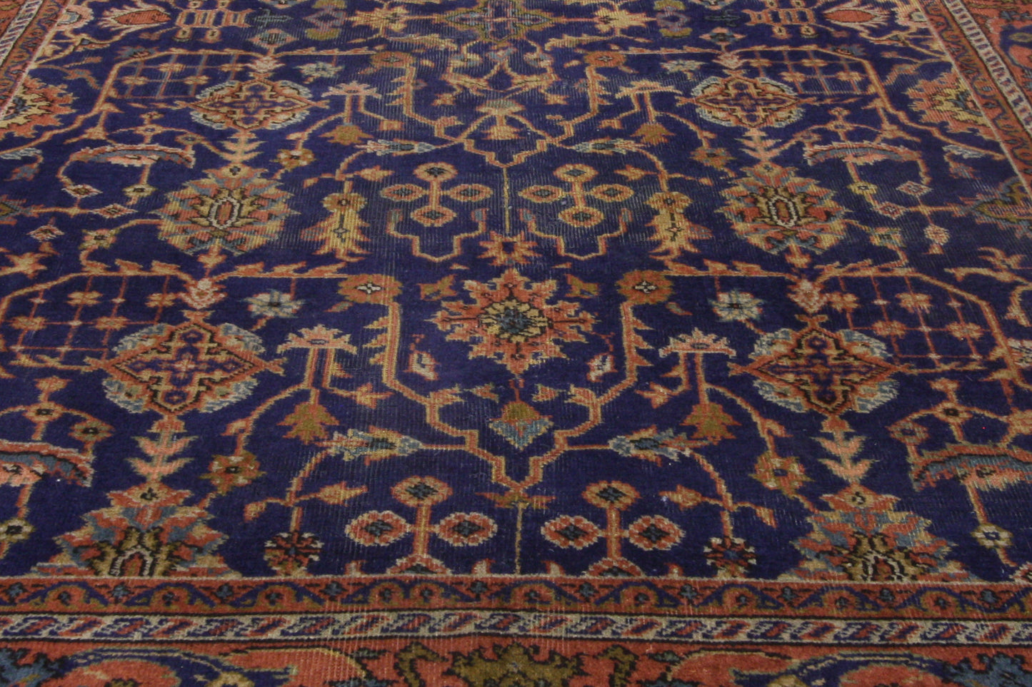 6 x 12 - Navy Blue Antique Turkish Sparta Rug - 72074