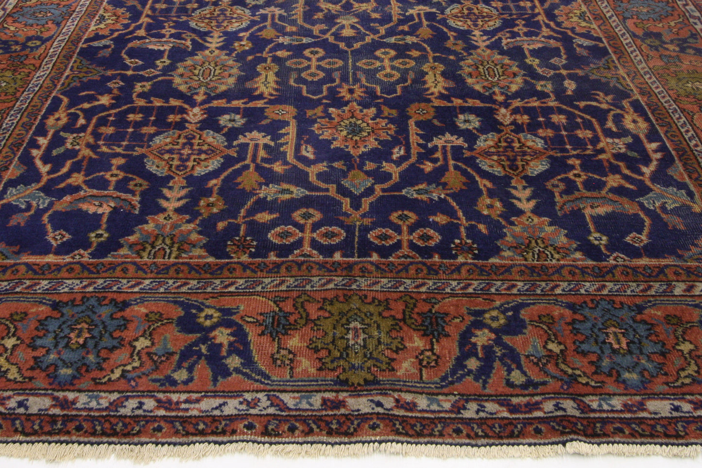 6 x 12 - Navy Blue Antique Turkish Sparta Rug - 72074