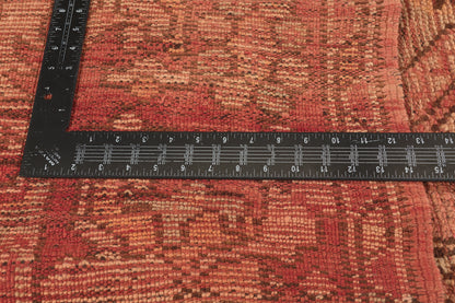 6 x 13 - Rust Vintage Turkish Oushak Rug - 72623