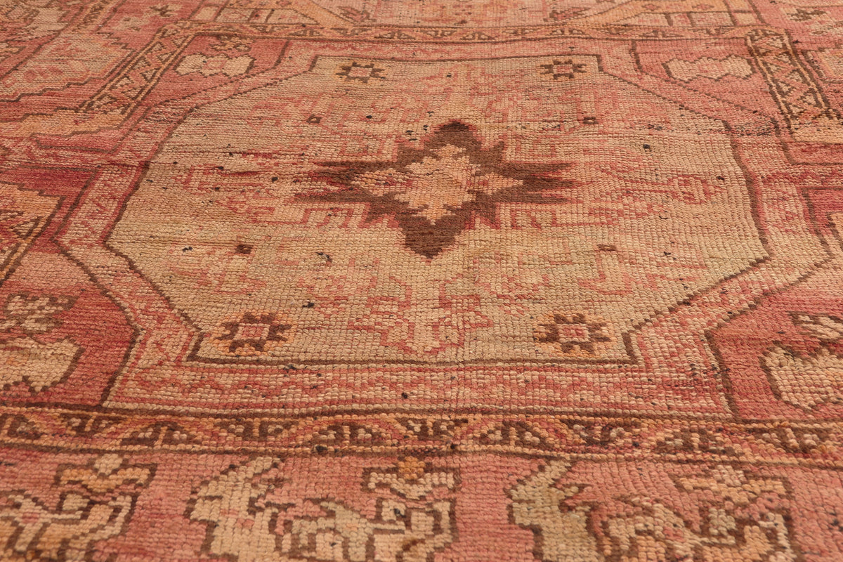 6 x 13 - Rust Vintage Turkish Oushak Rug - 72623