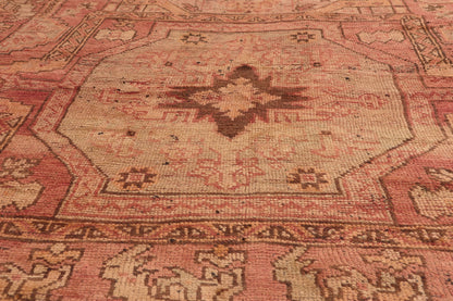 6 x 13 - Rust Vintage Turkish Oushak Rug - 72623