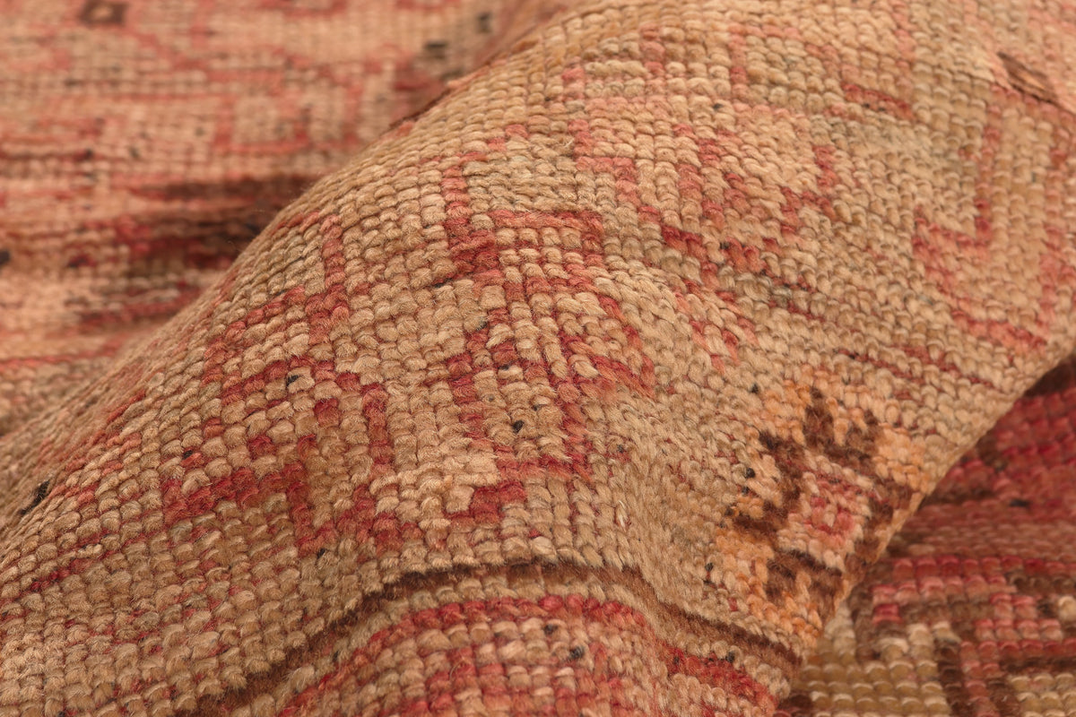 6 x 13 - Rust Vintage Turkish Oushak Rug - 72623