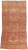 6 x 13 - Rust Vintage Turkish Oushak Rug - 72623