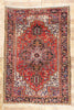 7 x 10 - Red Antique Persian Heriz Rug - 72713