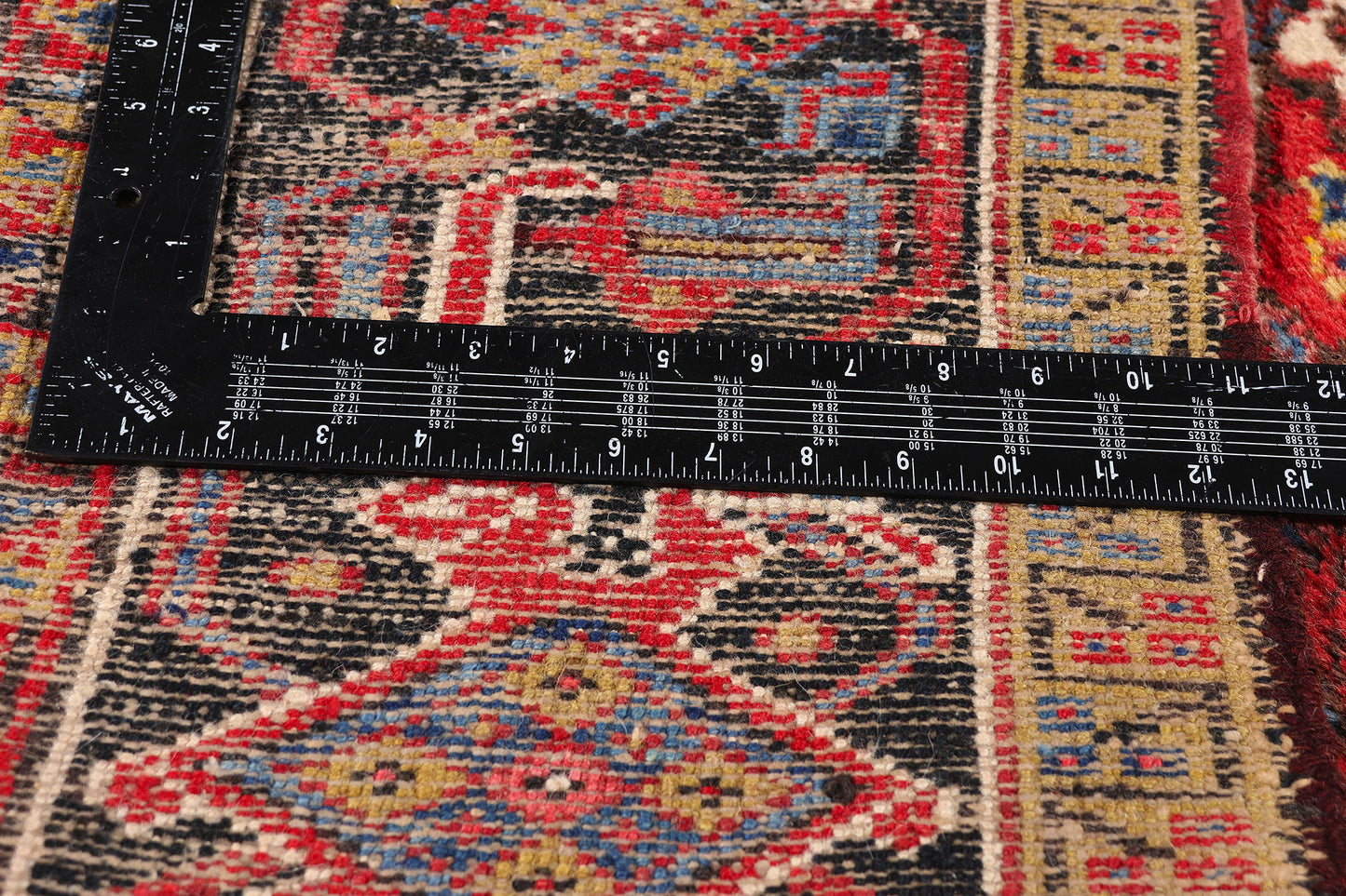 7 x 10 - Red Antique Persian Heriz Rug - 72713