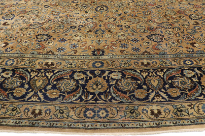 12 x 18 - Brown Antique Persian Mashhad Rug - 72834