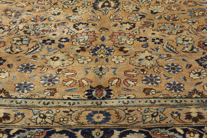 12 x 18 - Brown Antique Persian Mashhad Rug - 72834
