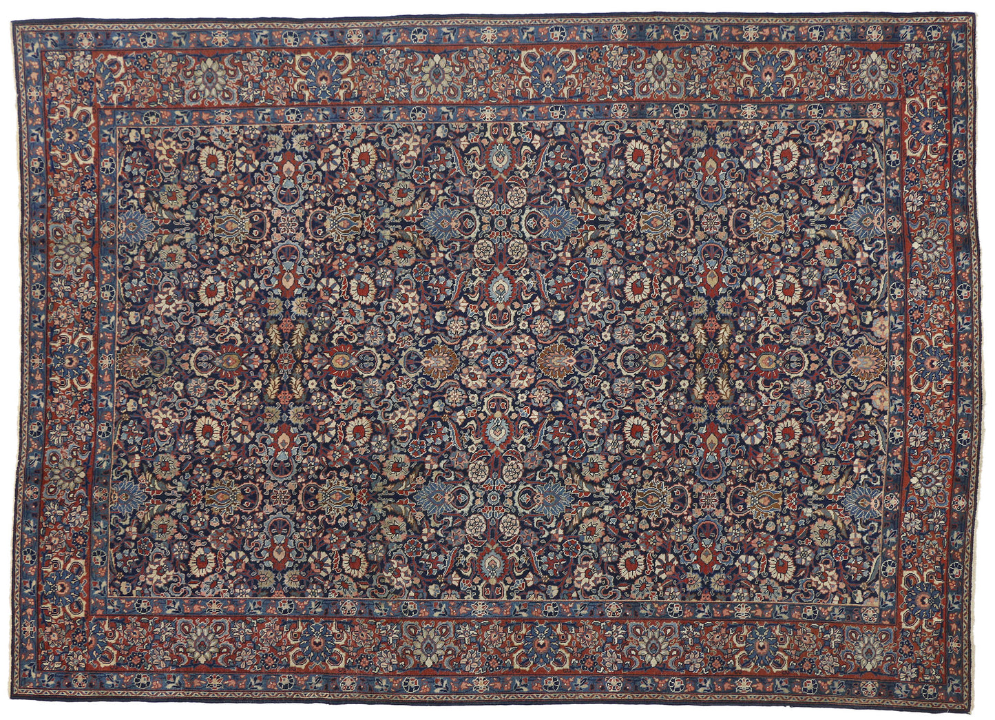 9 x 12 Antique Tabriz Rug 72860
