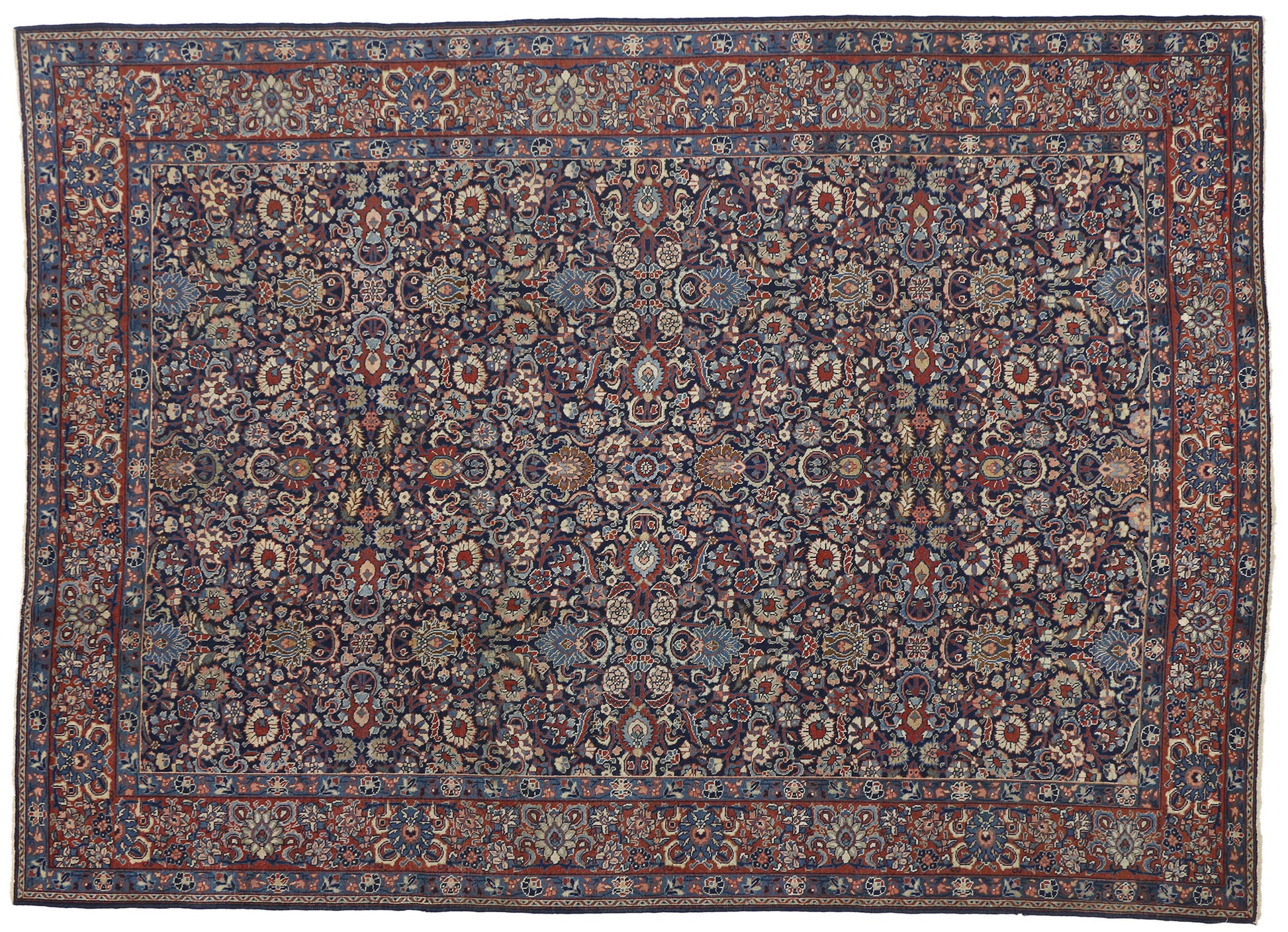9 x 12 Antique Tabriz Rug 72860