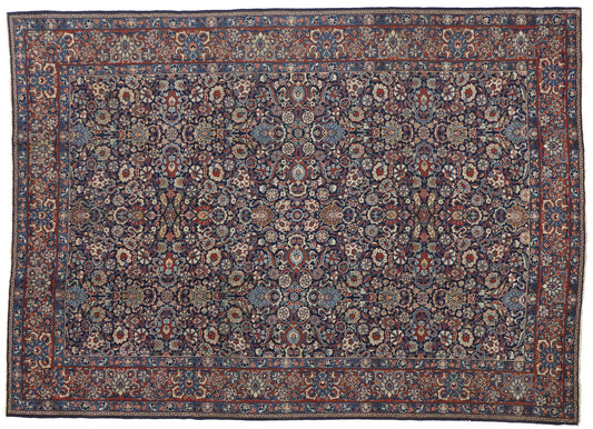 9 x 12 Antique Tabriz Rug 72860