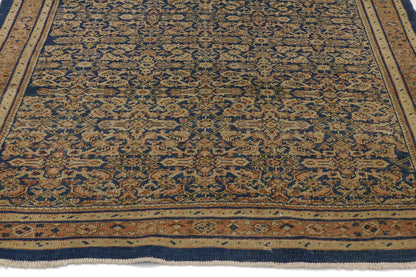 4 x 6 - Blue Antique Persian Sultanabad Rug - 73088