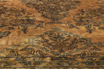 12 x 19 - Rust Antique Persian Kashan Rug - 73123