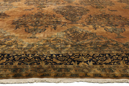 12 x 19 - Rust Antique Persian Kashan Rug - 73123
