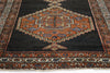 3 x 13 - Navy Blue Antique Persian Hamadan Rug - 73244