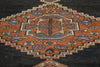 3 x 13 - Navy Blue Antique Persian Hamadan Rug - 73244