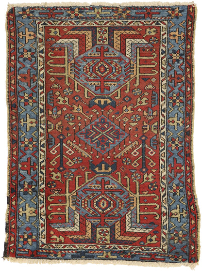 3 x 4 - Red Antique Persian Heriz Rug - 73317