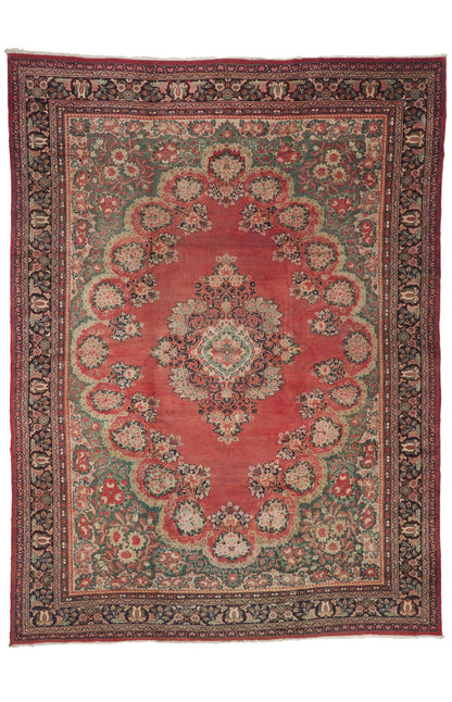 11 x 15 - Red Antique Persian Mahal Rug - 73370
