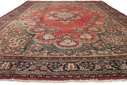 11 x 15 - Red Antique Persian Mahal Rug - 73370
