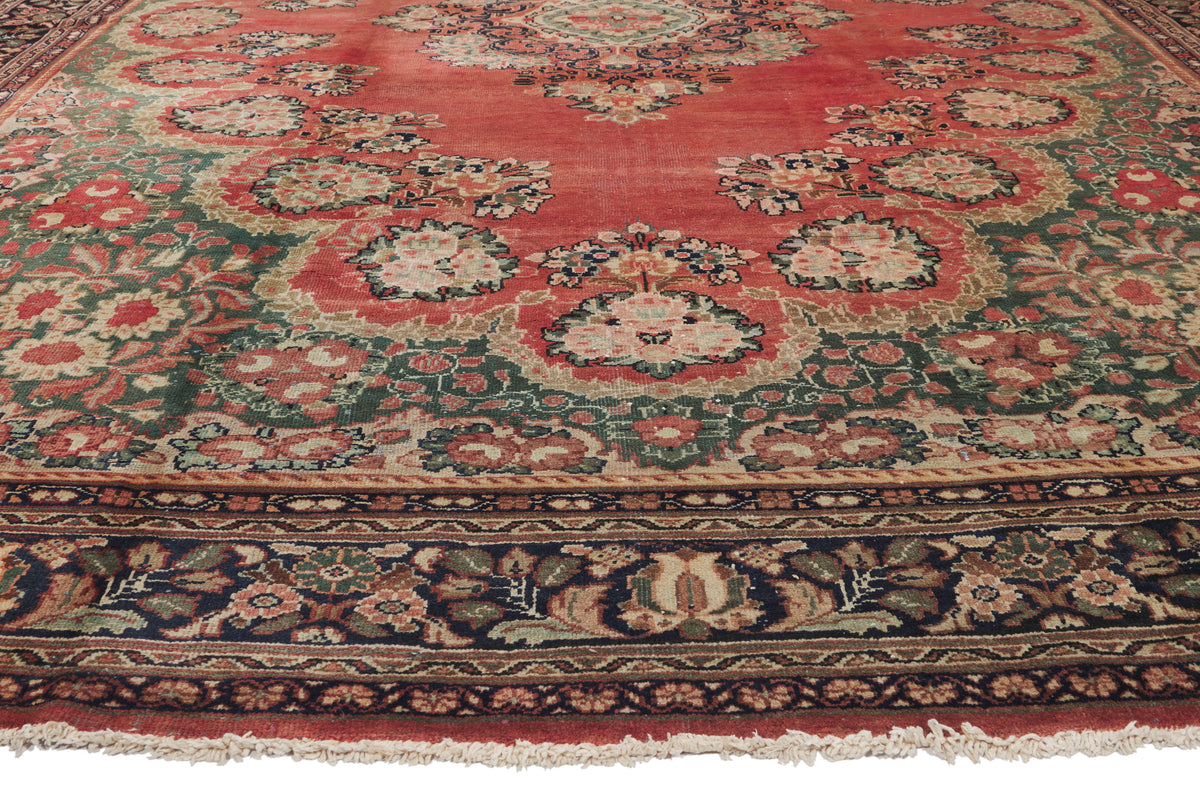 11 x 15 - Red Antique Persian Mahal Rug - 73370