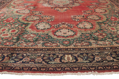 11 x 15 - Red Antique Persian Mahal Rug - 73370
