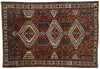 7 x 10 Antique Persian Bakhtiari Rug 73391