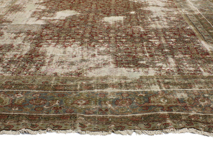 13 x 18 - Red Antique Persian Sultanabad Rug - 73485