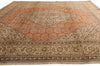 10 x 12 - Brown Antique Persian Tabriz Rug - 73538