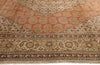 10 x 12 - Brown Antique Persian Tabriz Rug - 73538