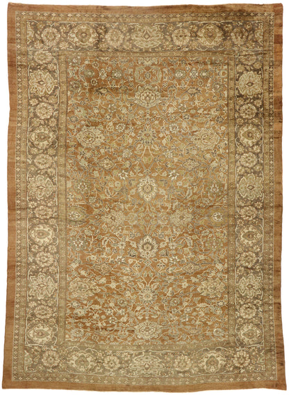 12 x 16 - Brown Antique Persian Sultanabad Rug - 73681