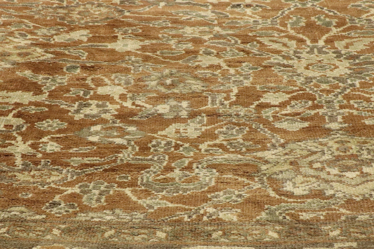 12 x 16 - Brown Antique Persian Sultanabad Rug - 73681